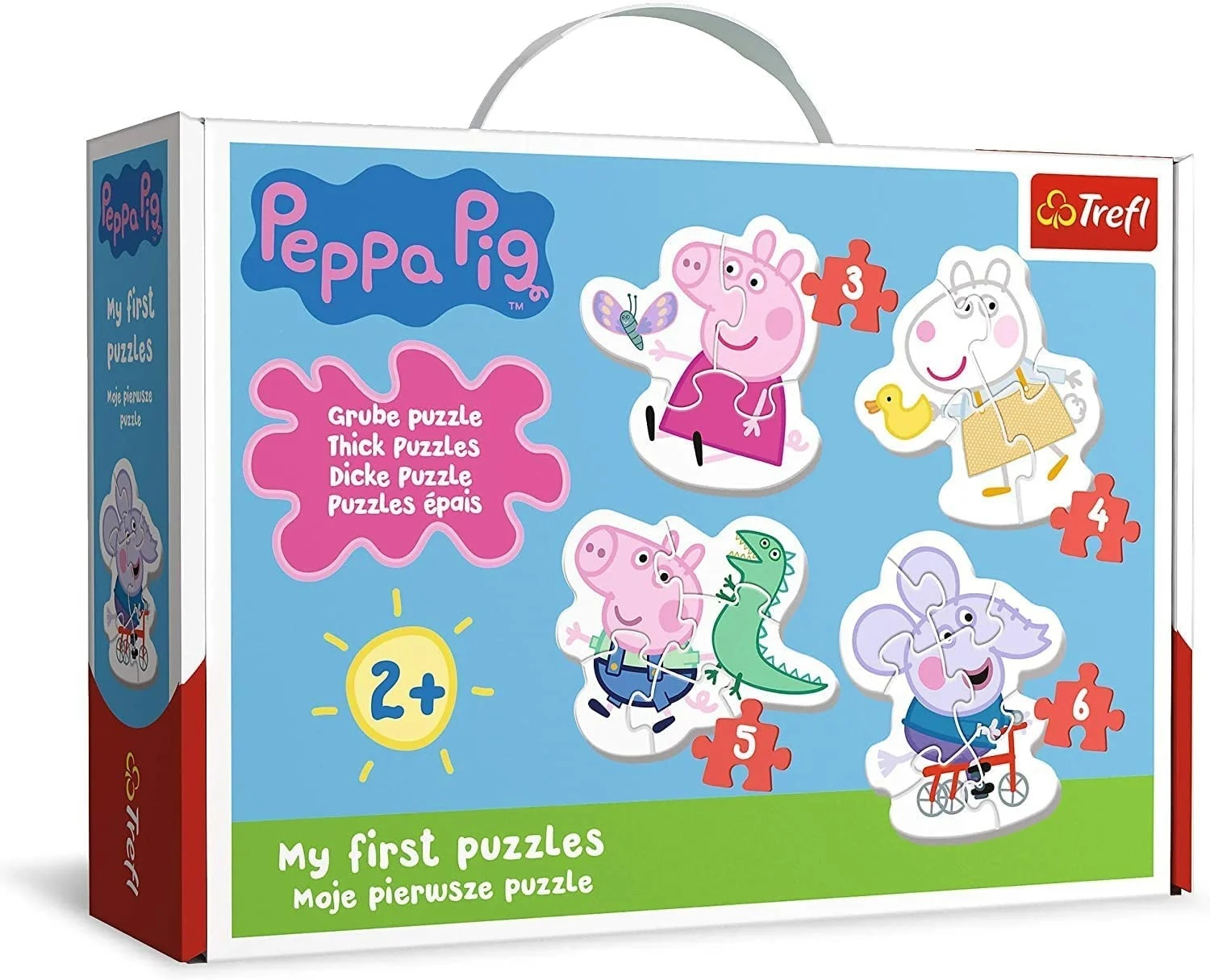 Billede af Peppa Pig - My First Puzzles - 3/4/5/6 brikker hos SpilCompagniet