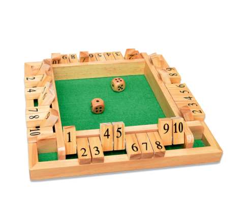 Køb Deluxe Shut the box i træ - Pris 181.00 kr.