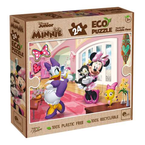 Køb Disney junior Minnie ECO puzzle 24-brikker - Pris 91.00 kr.