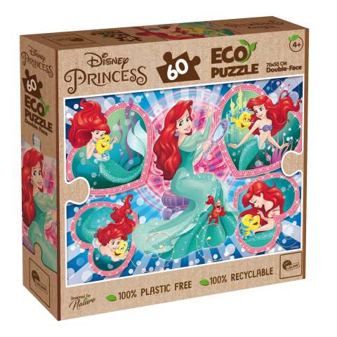 Køb Disney Princess Ariel ECO Puzzle - 60 Brikker - Pris 91.00 kr.
