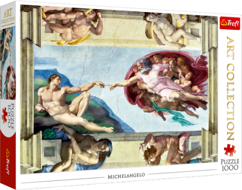 Billede af Adams Skabelse - Michelangelo - 1000 brikker