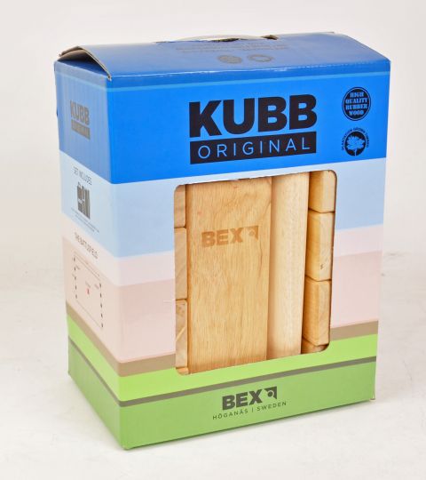 Kubb original, rød konge - Kongespil (4)