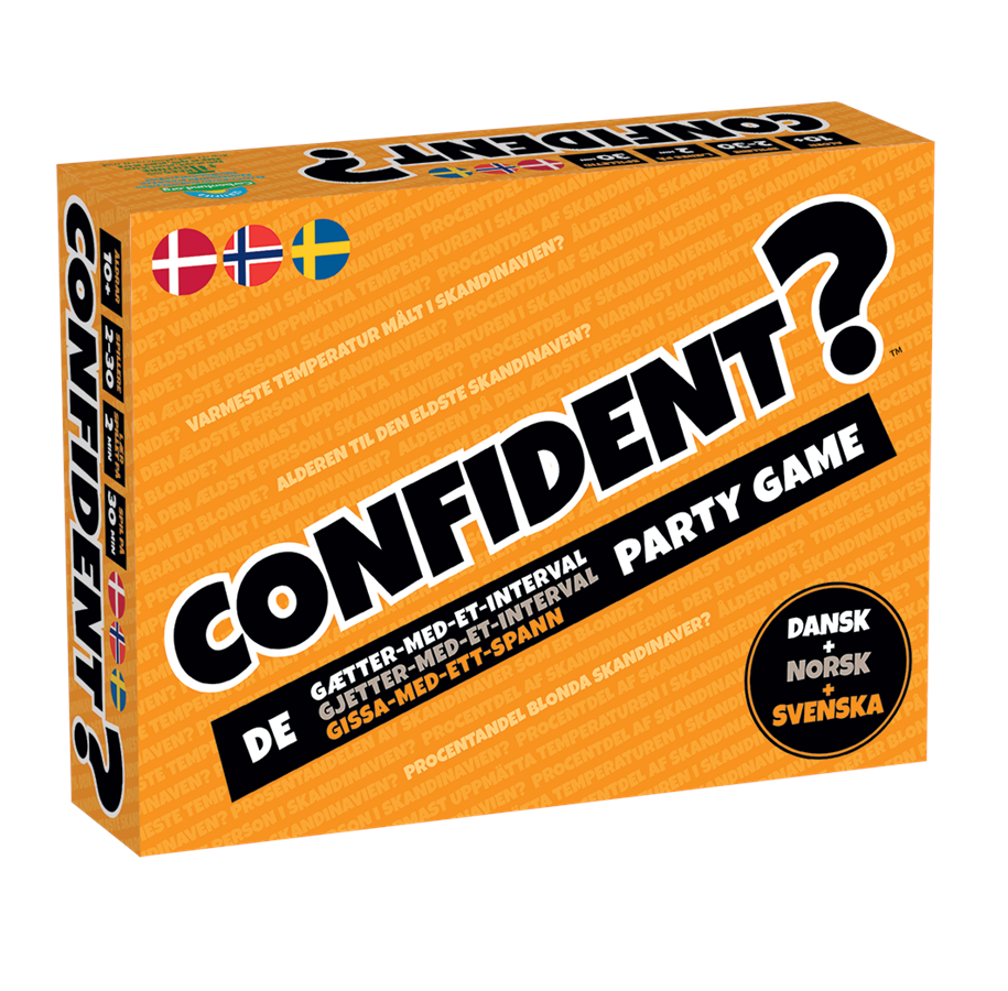 Køb Confident? - Dansk spil - Pris 201.00 kr.