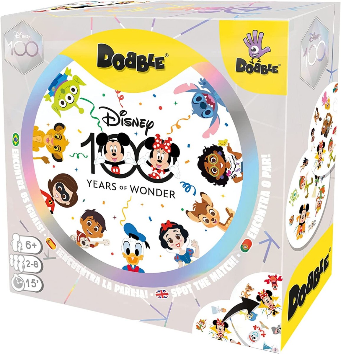 Køb Dobble Disney 100 Years of Wonder spil - Pris 141.00 kr.