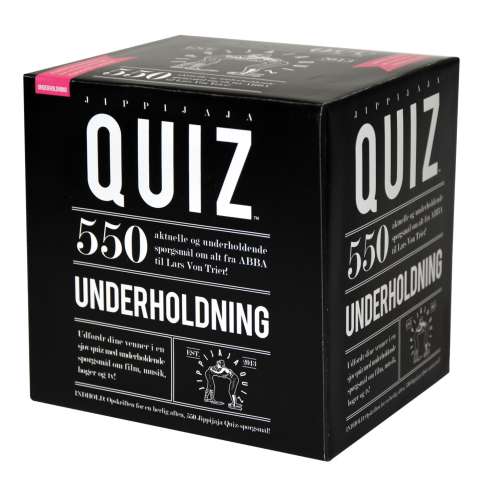 Jippijaja Quiz: Underholdning (1)