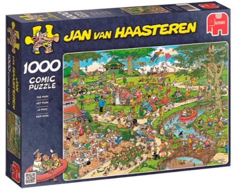Jan van Haasteren: En tur i parken - 1000 brikker (1)