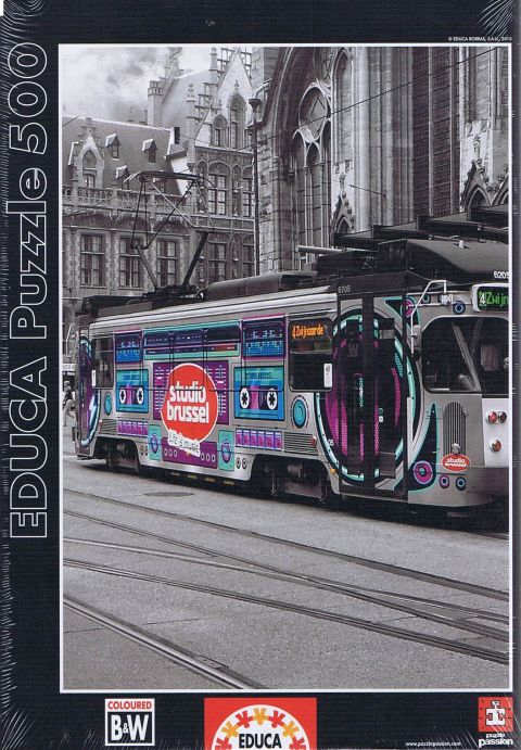 Ghent´s Tram, Belgium - 500 brikker (2)