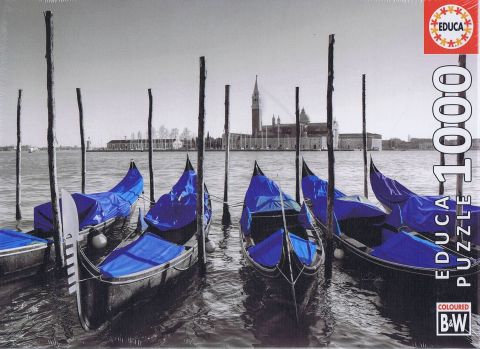 Gondolas in Venice - 1000 brikker (1)