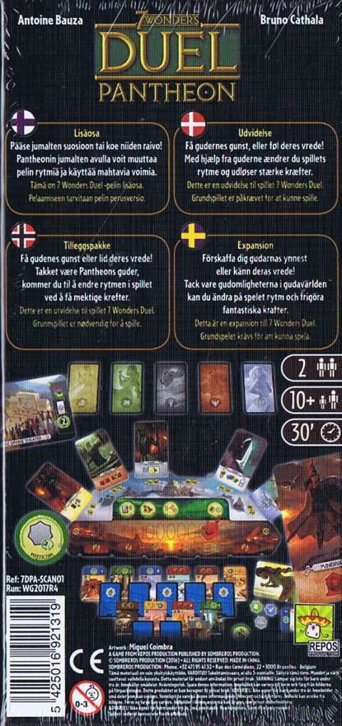 7 Wonders Duel Pantheon - Dansk (3)