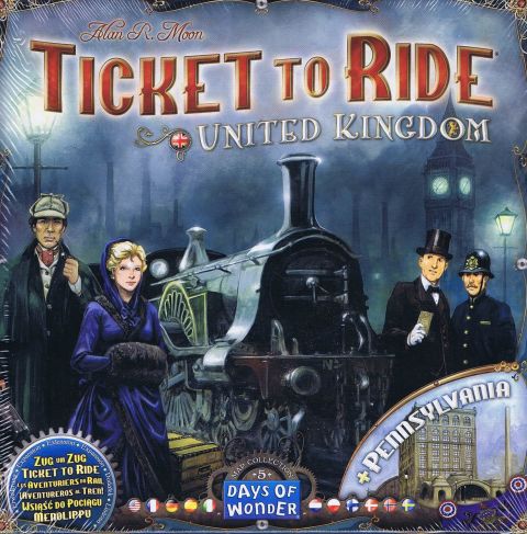 Ticket to Ride: United Kingdoms og Pennsylvania - Map Collection #5 (2)