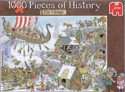 Billede af 1000 Pieces of History - The Vikings - 1000 brikker