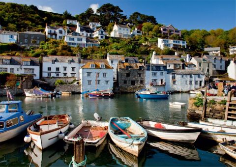 Polperro Harbour - 1000 brikker (1)