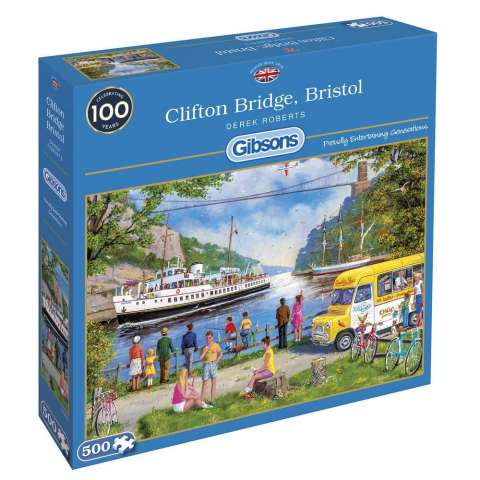 Billede af Clifton Bridge, Bristol - 500 brikker