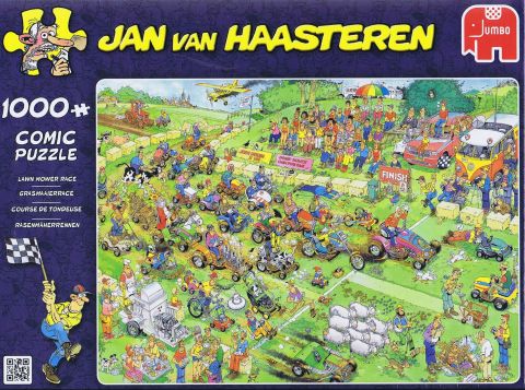 Jan van Haasteren - Lawn mower race - 1000 brikker (2)