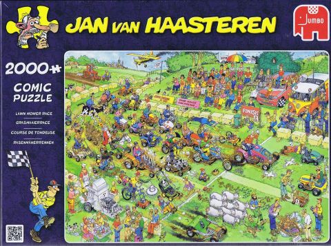 Jan van Haasteren - Lawn Mower Race - 2000 brikker (2)