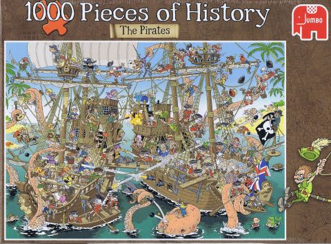Billede af Pieces of History - The Pirates - 1000 brikker