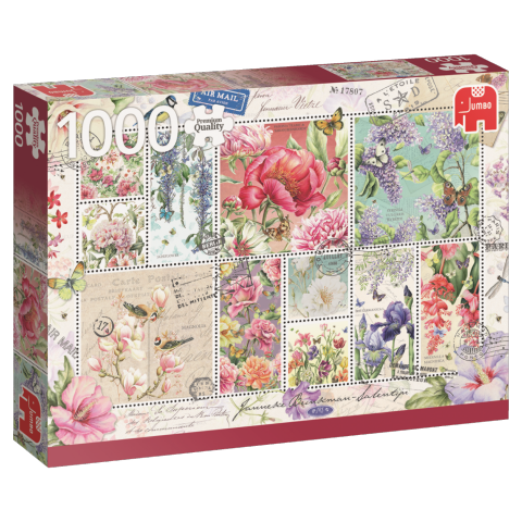 Flower stamps - 1000 brikker (1)