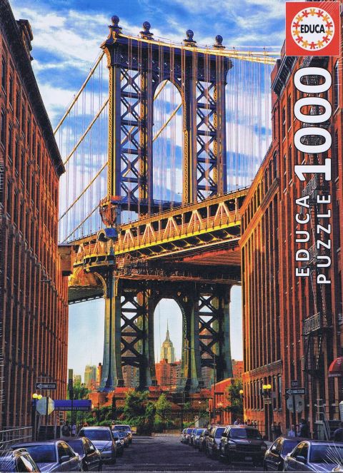 Manhattan Bridge, New York - 1000 brikker (1)