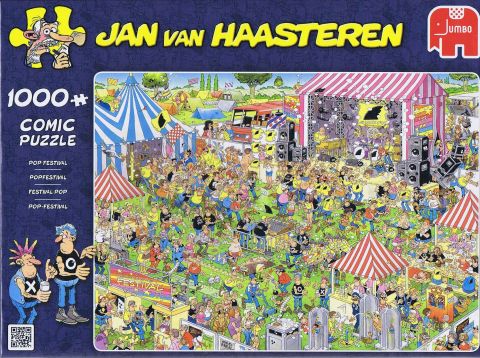 Jan van Haasteren - Pop Festival - 1000 brikker (1)