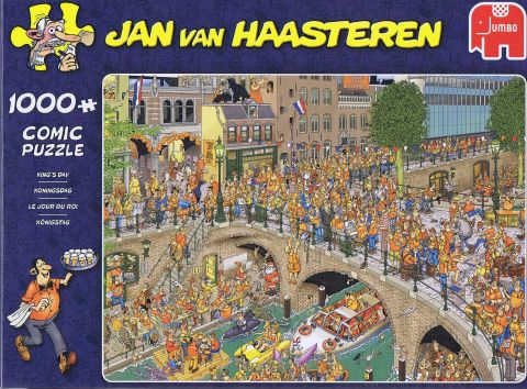 Jan van Haasteren - Kings day - 1000 brikker (1)