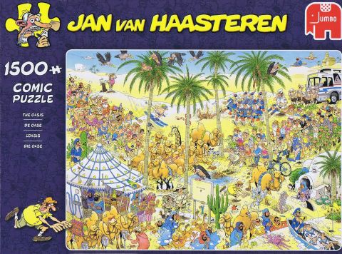 Jan van Haasteren - The Oasis - 1500 brikker (1)