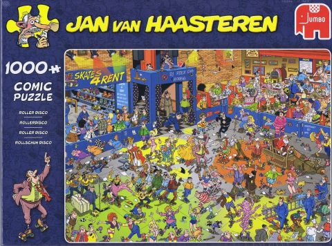 Jan van Haasteren - Roller Disco - 1000 brikker (1)
