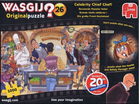 Wasgij? Original 26, Celebrity Chief Chef - 1000 brikker (1)