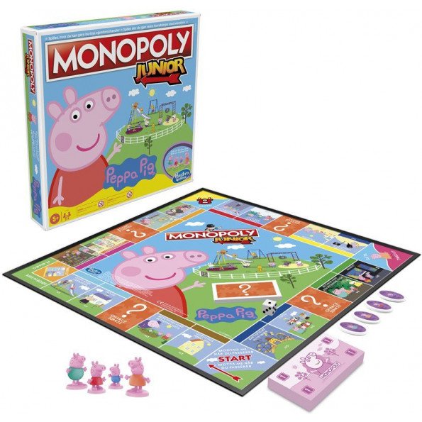 Køb Monopoly Junior Peppa Pig spil - Pris 201.00 kr.