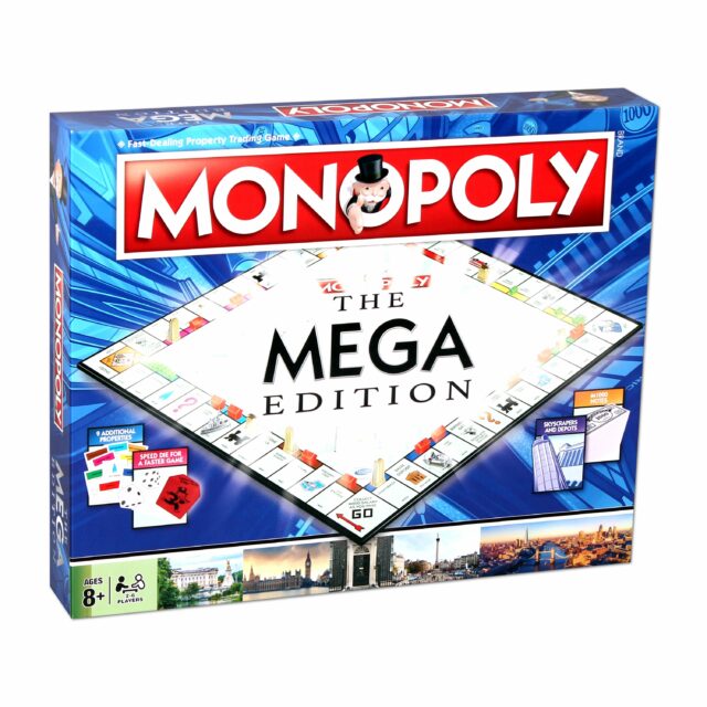 Køb Monopoly - Mega spil - Pris 271.00 kr.