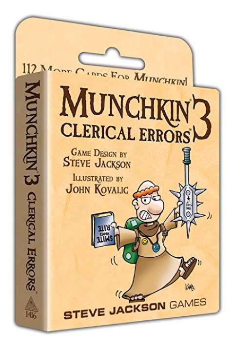 Køb Munchkin 3 - Clerical Errors - Pris 161.00 kr.