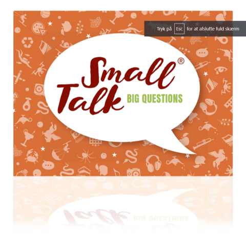 Køb Small Talk  -  Big Questions Orange (2) - Pris 101.00 kr.