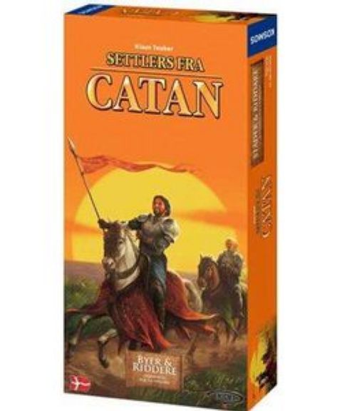 Køb Settlers fra Catan  -  Byer og riddere 5-6 spillere spil - Pris 171.00 kr.