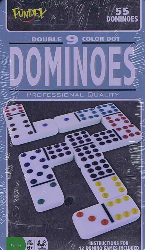 Dominoes Double 9 color Dot (1)