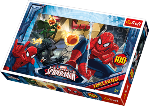 Spiderman Flugt - 100 brikker (1)