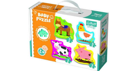 Billede af Baby Puzzel Little Farm 3+4+5+6 Brikker