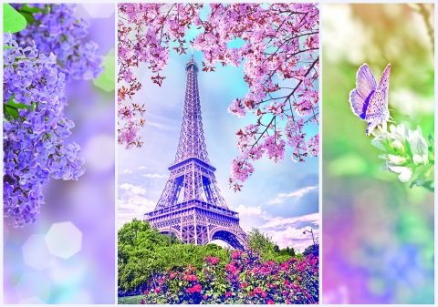 Spring in Paris - 1000 brikker (2)