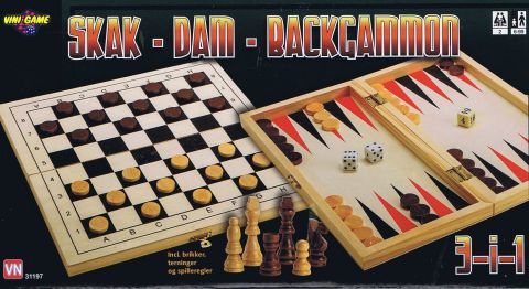 3 i 1, skak - dam - Backgammon (1)