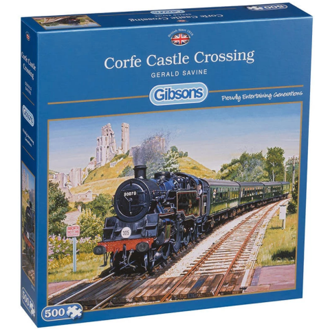 Se Corfe Castle Crossing - 500 brikker hos SpilCompagniet