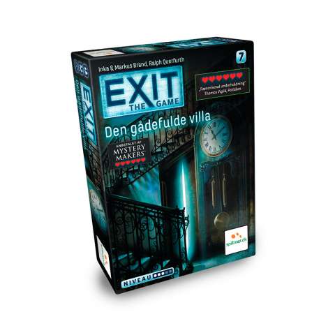 Køb Exit 7: Den gådefulde villa (DA) spil - Pris 131.00 kr.