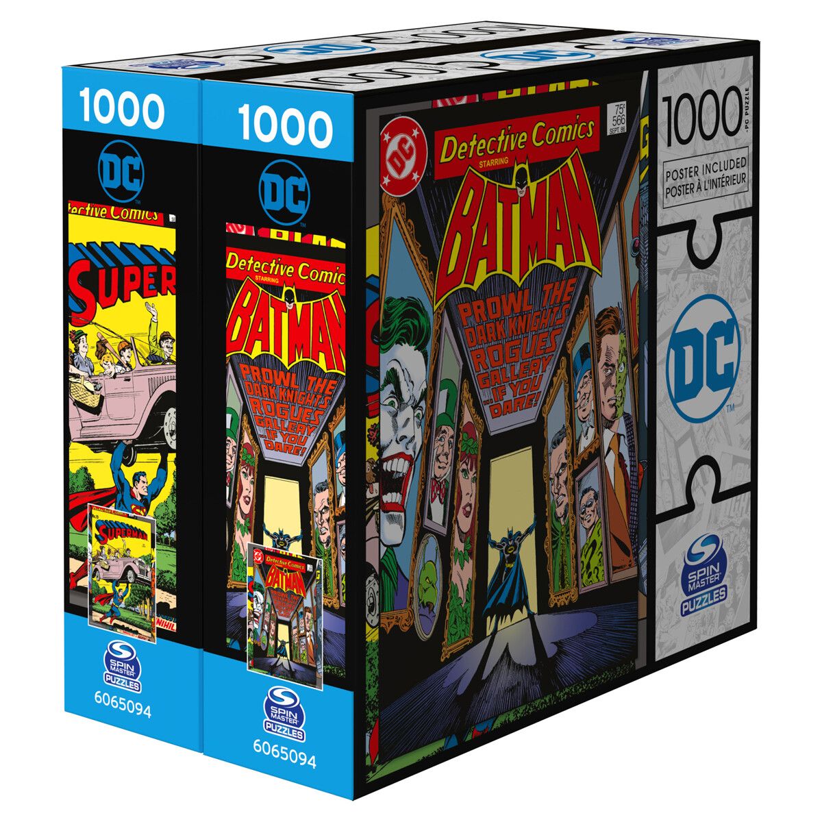 Billede af DC Comics Puslespil 2 pak - 1000 brikker