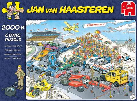 Køb Jan van Haasteren - Grand Prix - 2000 Brikker - Pris 181.00 kr.