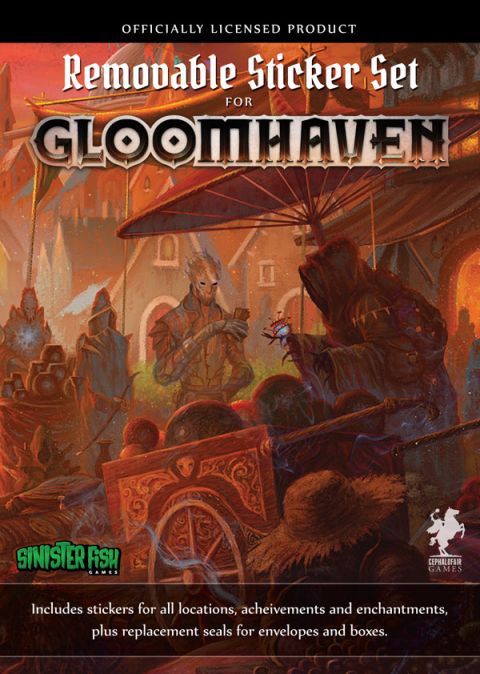 Køb Gloomhaven: Removable Sticker Set spil - Pris 101.00 kr.