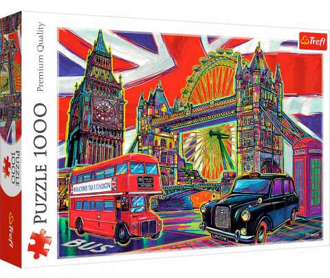 Se Colours of London - 1000 brikker hos SpilCompagniet