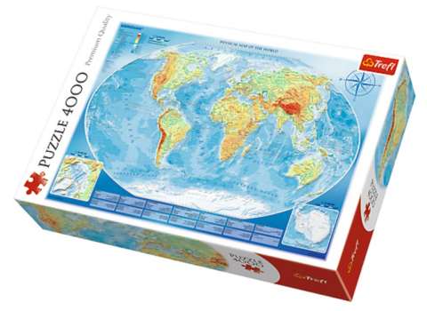 Map of the World - 4000 brikker