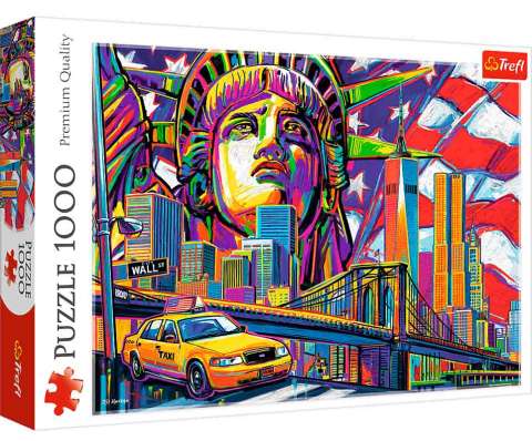 Se Colours of New York - 1000 brikker hos SpilCompagniet