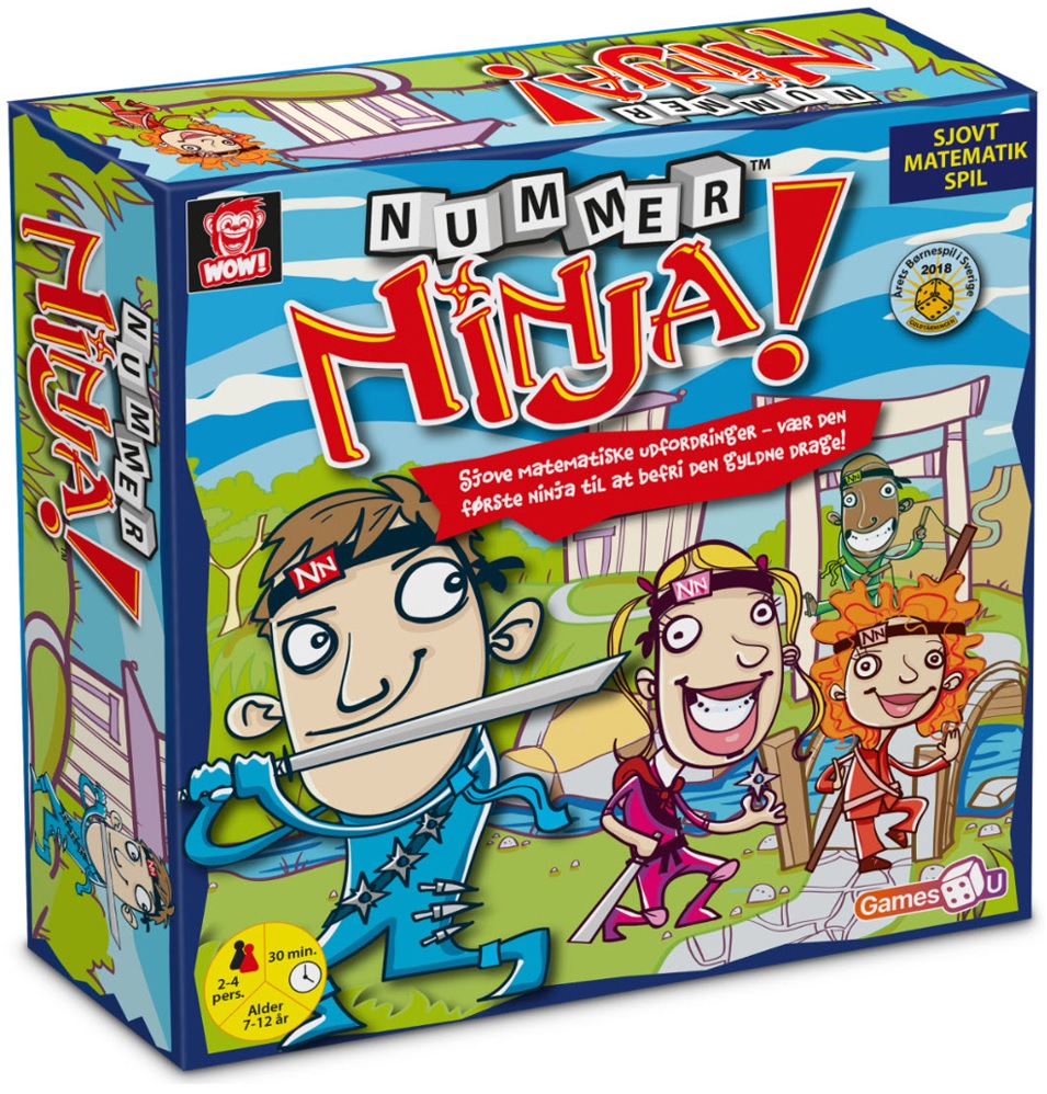 Køb Nummer Ninja spil - Pris 229.00 kr.