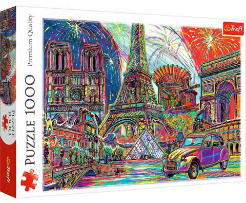 Billede af Colours of Paris - 1000 Brikker