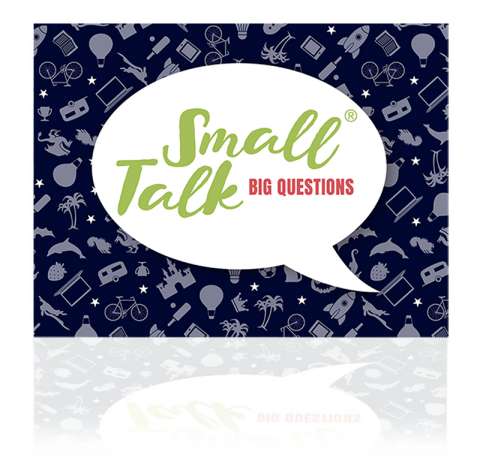 Køb Small Talk  -  Big Questions Blå (1) spil - Pris 101.00 kr.