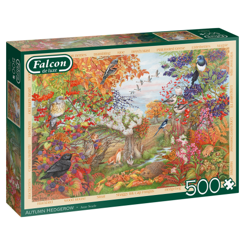 Autumn Hedgerow - 500 Brikker (1)