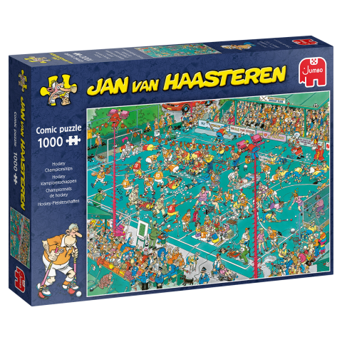 Jan van Haasteren: Hockey mesterskabet - 1000 brikker (2)